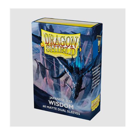Dragon Shield Japanese size Matte Dual Sleeves - Wisdom (60 Sleeves)-AT-15157