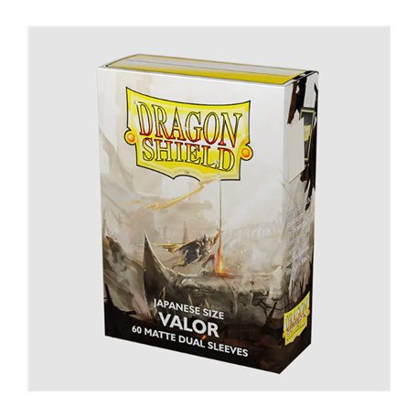 Dragon Shield Japanese size Matte Dual Sleeves - Valor (60 Sleeves)-AT-15159