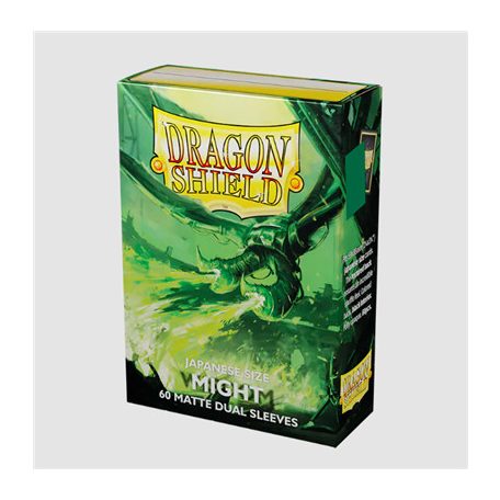 Dragon Shield Japanese size Matte Dual Sleeves - Might (60 Sleeves)-AT-15158