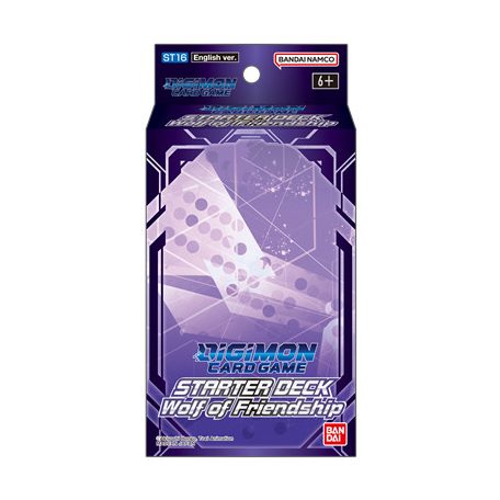 Digimon Card Game - Starter Deck Display Wolf of Friendship ST16 (8 Decks) - EN-2691391