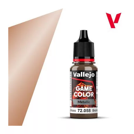 Vallejo - Game Color / Metal - Brassy Brass-72058