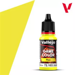 Vallejo - Game Color / Fluo - Fluorescent Yellow-72103
