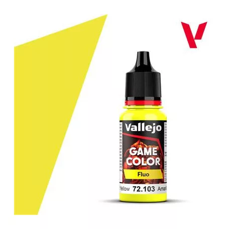 Vallejo - Game Color / Fluo - Fluorescent Yellow-72103