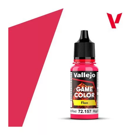 Vallejo - Game Color / Fluo - Fluorescent Red-72157