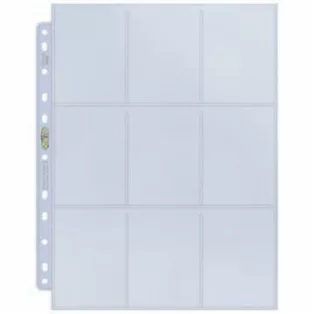 UP - Platinum 9-Pocket Pages (11 Hole) Display (100 Pages)-83423