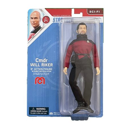 8" TNG- Cmdr Will Riker-63055