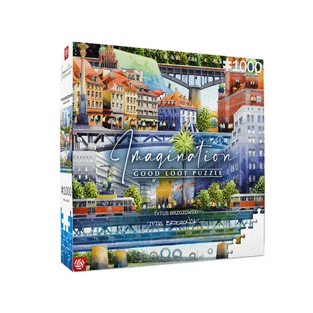 Imagination: Tytus Brzozowski Warsaw Bridges Puzzle 1000pcs-39666