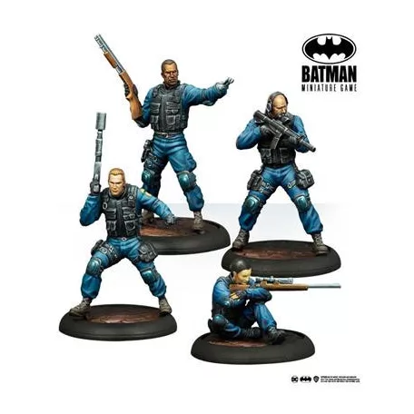 Batman Miniature Game: Aaron Cash & Quick Response Team-35DC362