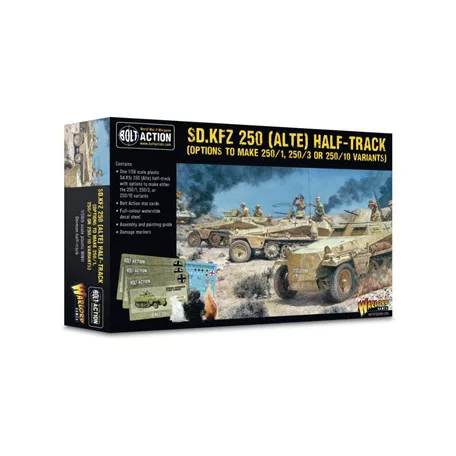 Bolt Action - Sd.Kfz 250 (Alte) Half-Track (Options To Make 250/1, 250/3 Or 250/10 Variants)-402012054