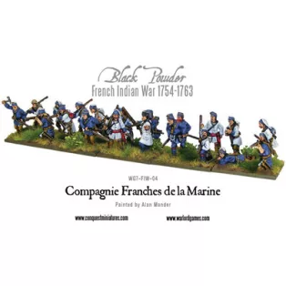 Black Powder French Indian War - French Compagnie de la Marine - EN-WG7-FIW-04