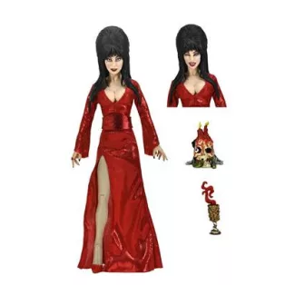 Elvira - 8” Clothed Action Figure - Elvira Red, Fright, and Boo-NECA56080