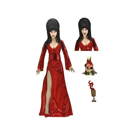 Elvira - 8” Clothed Action Figure - Elvira Red, Fright, and Boo-NECA56080
