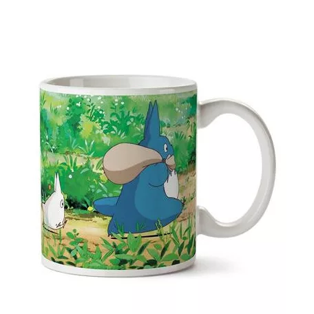 My Neighbor Totoro - Mug Ghibli 08 - Totoro white and blue-SMUGGH08