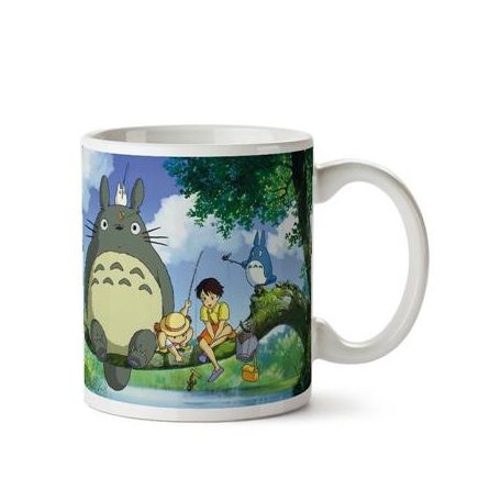 Mug Ghibli 01 - Totoro fishing - My neighbor Totoro-SMUGGH01