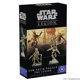 Star Wars Legion - Sun Fac & Poggle the Lesser Commander Expansion - EN-SWL116