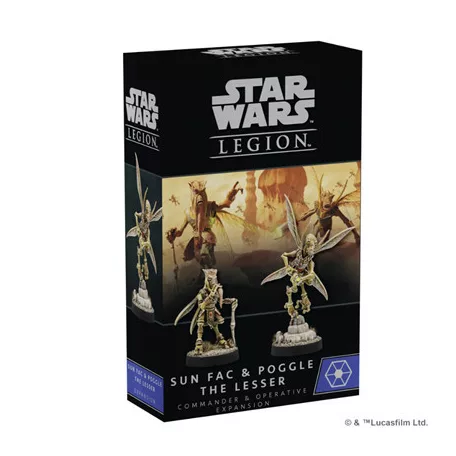 Star Wars Legion - Sun Fac & Poggle the Lesser Commander Expansion - EN-SWL116