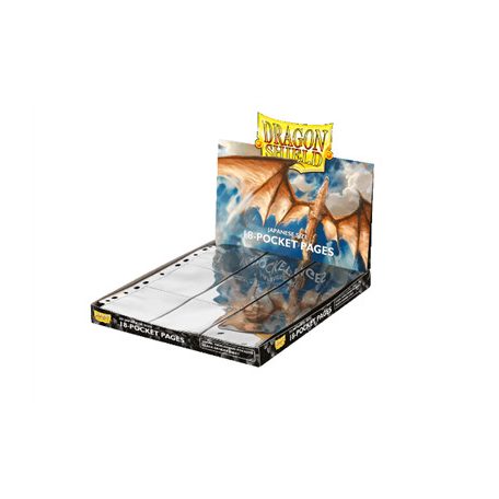 Dragon Shield Japanese size 18-pocket pages Display (50 Pages)-AT-10308