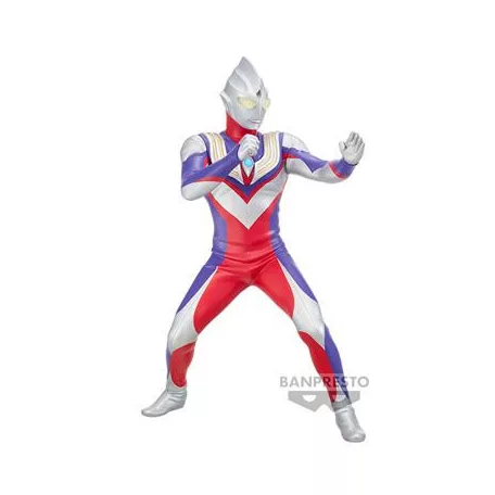 Ultraman Tiga - Banpresto Hero's Brave Statue Figure - Kagayakeru Monotachi E - Ultraman Tiga (Ver A-BP88341P
