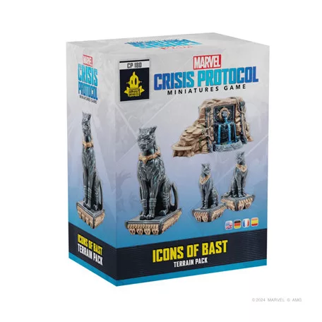 Marvel Crisis Protocol - Icons of Bast Terrain Pack - EN/DE/FR/SP-CP180