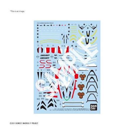 HG 1/100 YF-29 Durandal Valkyrie (Alto Saotome Use) Water Decals-MK65421