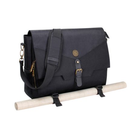 ENHANCE Tabletop RPG Player's Essentials Bag - DnD Messenger Bag-ENTTCFP100BKEW