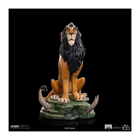 Lion King - Scar Art Scale 1/10-DSNEY81623-10