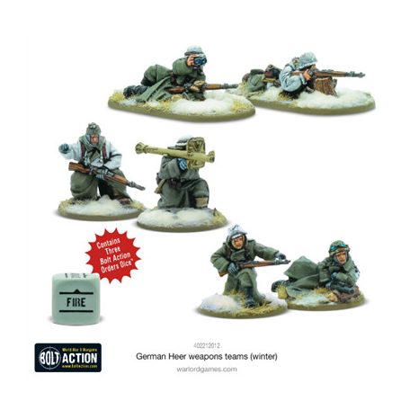 Bolt Action - German Heer (Winter) Weapons Teams - EN-402212012
