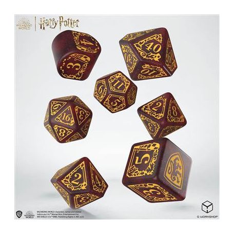Harry Potter. Gryffindor Modern Dice Set - Red-190142/2023/1/A