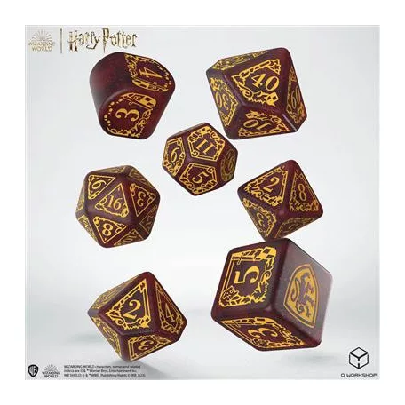 Harry Potter. Gryffindor Modern Dice Set - Red-190142/2023/1/A