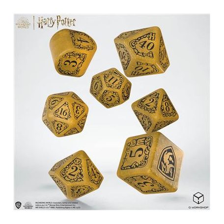 Harry Potter. Hufflepuff Modern Dice Set - Yellow-190142/2023/4/B