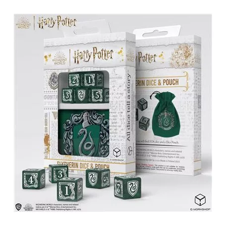 Harry Potter. Slytherin Dice & Pouch-190142/2023/2/A/D6B