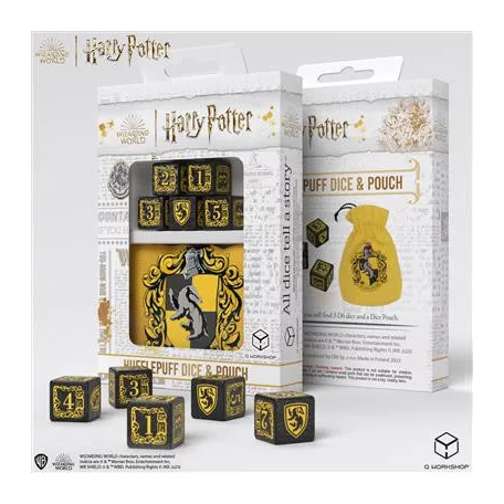 Harry Potter. Hufflepuff Dice & Pouch-190142/2023/4/A/D6B