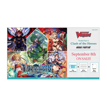 Cardfight!! Vanguard - Clash of the Heroes Sneak Preview Kit - EN-VGE-D-BT11SP