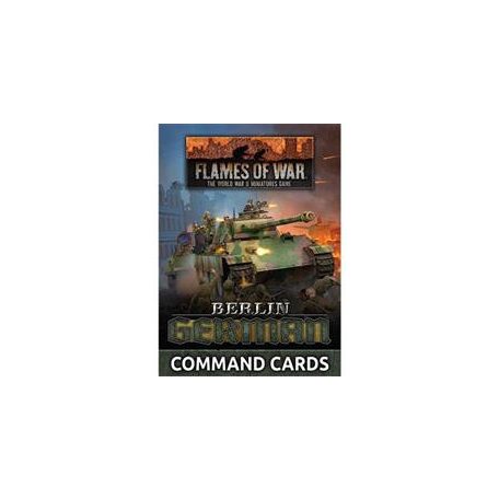Flames Of War: Berlin: German Command Cards - EN-FW273C
