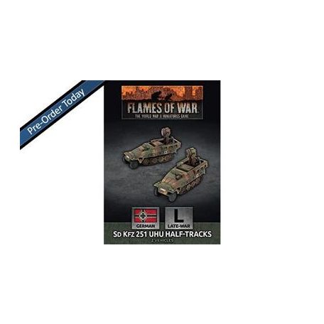 Flames Of War: Sd Kfz 251 Uhu Half-tracks - EN-GBX194