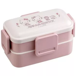 4 locks 2 Layers Lunch box Kitty-chan - Hello Kitty-SKATER-HK-59866