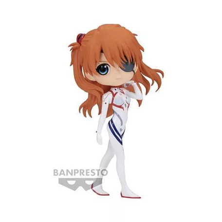 Evangelion: 3.0+1.0 - Banpresto Q Posket Figure - Asuka Shikinami (Langley Plugsuit Ver. B)-BP88484P