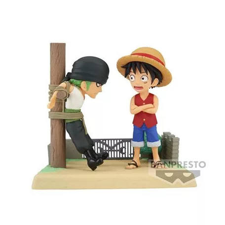 One Piece World Collectable Figure Log Stories-Monkey.D.Luffy&Roronoa Zoro--BP88504P