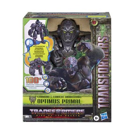 Transformers: Rise of the Beasts Command & Convert Animatronic Optimus Primal-F3937