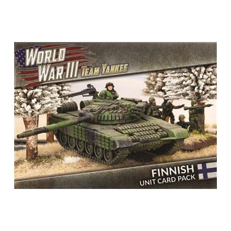 World War III: Team Yankee - Finnish Unit Cards (33x Cards) - EN-WW3-08F