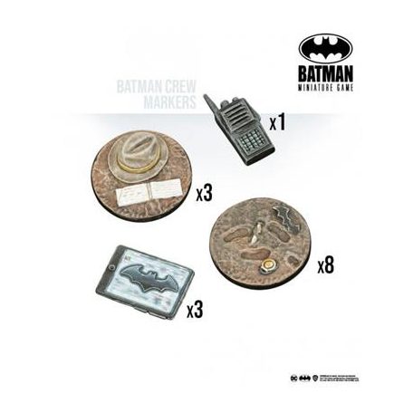 Batman Miniature Game: Batman Crew Markers - EN-ACC0063