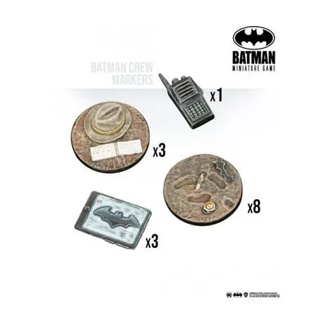 Batman Miniature Game: Batman Crew Markers - EN-ACC0063